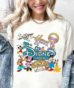 Disney Channel Cartoon Characters Group Shirt