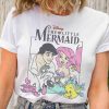 Disney The Little Mermaid Vintage Group Poster T-Shirt