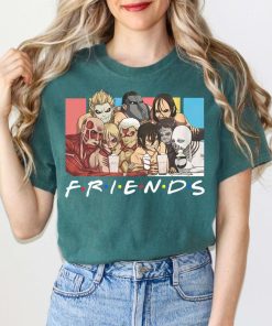 Friends Tv Show Shirt, Attack On Titan T-shirt