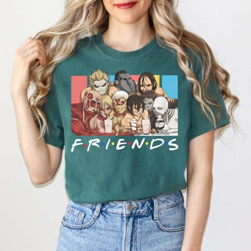 Friends Tv Show Shirt, Attack On Titan T-shirt