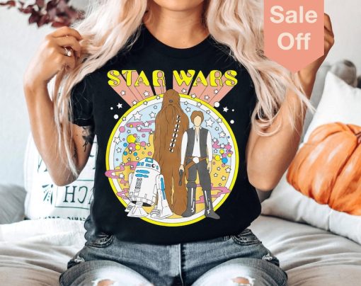 Vintage Disney Star Wars Shirt, Retro Psych Rebels T-shirt