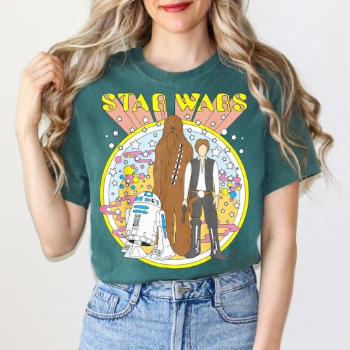 Vintage Disney Star Wars Shirt, Retro Psych Rebels T-shirt