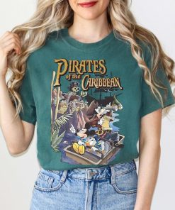 Retro Disney Pirates Of The Caribbean Shirt, Comfort Colors T-shirt