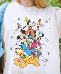 Mickey And Friends Shirt, Disneyworld T-shirt, Minnie, Donald, Daisy