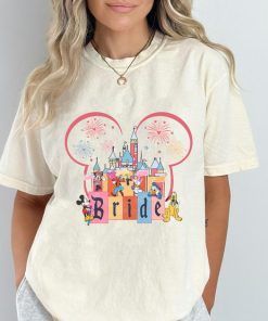 Disney Mickey Minnie Bride Shirt, Disney Bachelorette Party T-shirt