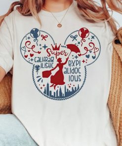 Retro Poppins Apothecary Mickey Ears T-shirt, Disney Mary Poppins Tee