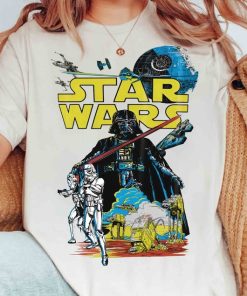 The Dark Side Darth Vader Stormtrooper And AT-AT Shirt