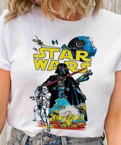 The Dark Side Darth Vader Stormtrooper And AT-AT Shirt