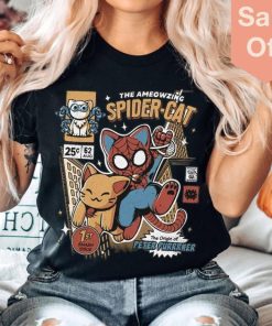 Retro The Ameowzing Spider Cat Shirt, Funny Spider Cat Vintage T-shirt