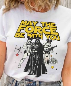 May The Force Be With You Darth Vader & Stormtrooper Mickey Ears T-shi