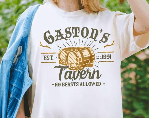 Gaston'S Tavern Shirt, Disney Beauty And The Beast T-shirt