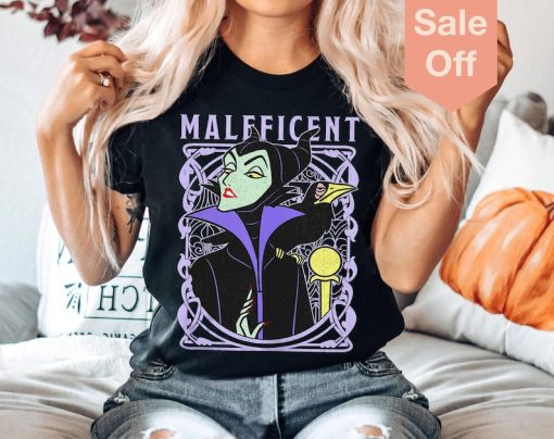 Vintage Maleficent Old School Poster Shirt