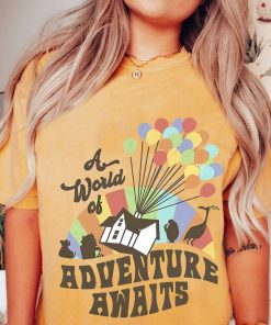 Disney Up A World Of Adventure Awaits Shirt, Magic Kingdom T-shirt