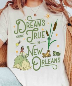 Retro Tiana Dream Come True in New Orleans T-shirt