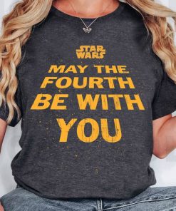 Star Wars May The Fourth Be With You Tilted Logo Poster T-Shirt