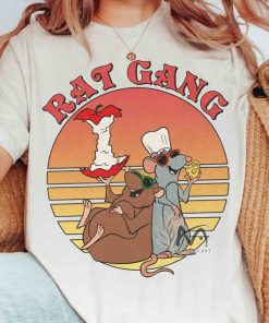 Funny Remy Chef And Emile Rat Gang Retro T-shirt