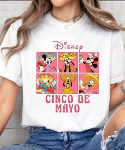 Disney Mickey and Friends Cinco De Mayo Shirt, Mexican Fiesta Shirt