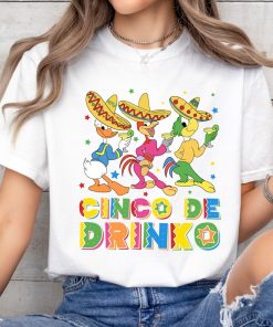 Disney The Three Caballeros Cinco de Drinko Shirt