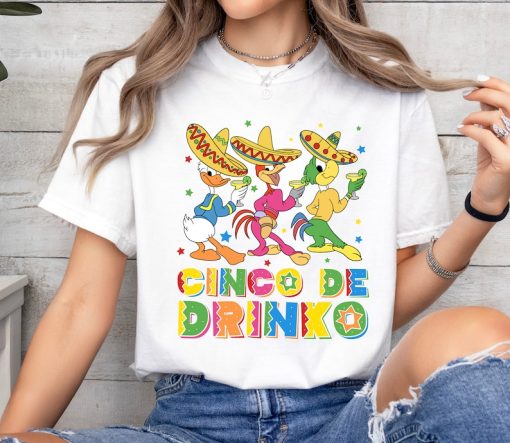 Disney The Three Caballeros Cinco de Drinko Shirt