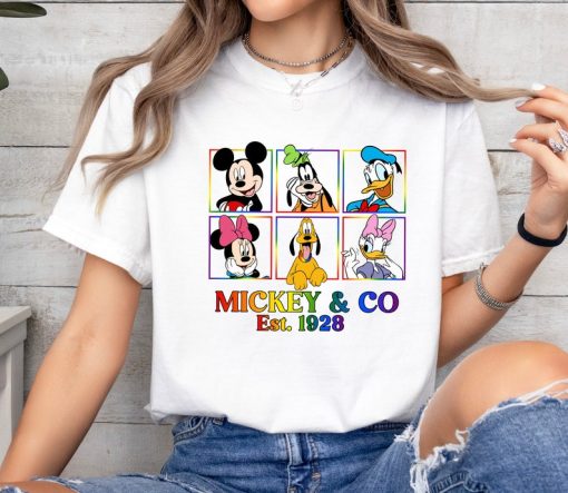 Disney Mickey And Friends LGBT Pride T-shirt, Rainbow Disney Shirt