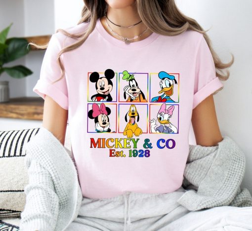 Disney Mickey And Friends LGBT Pride T-shirt, Rainbow Disney Shirt