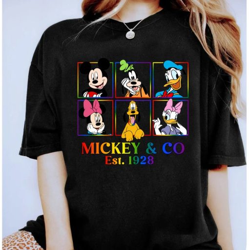 Disney Mickey And Friends LGBT Pride T-shirt, Rainbow Disney Shirt