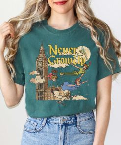 Retro Peter Pan Never Grow Up Shirt