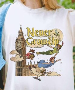 Retro Peter Pan Never Grow Up Shirt