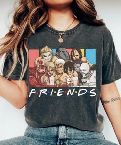 Friends Tv Show Shirt, Attack On Titan T-shirt