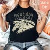 Vintage Disney Star Wars Shirt, Millennium Falcon Graphic T-shirt