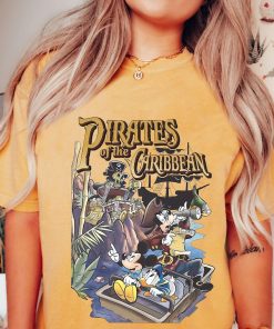 Retro Disney Pirates Of The Caribbean Shirt, Comfort Colors T-shirt