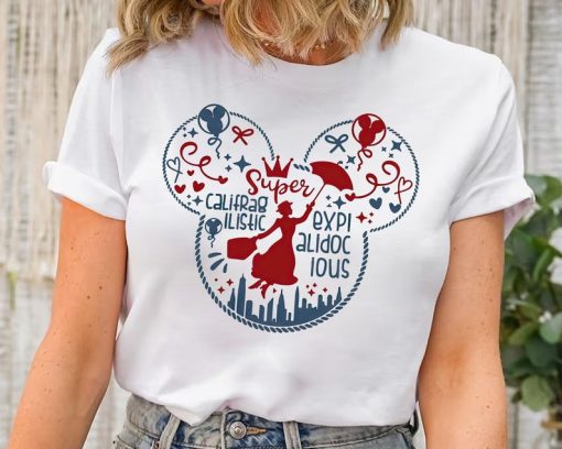 Retro Poppins Apothecary Mickey Ears T-shirt, Disney Mary Poppins Tee