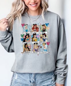 Retro Disney Princess Polaroid Comfort colors Shirt