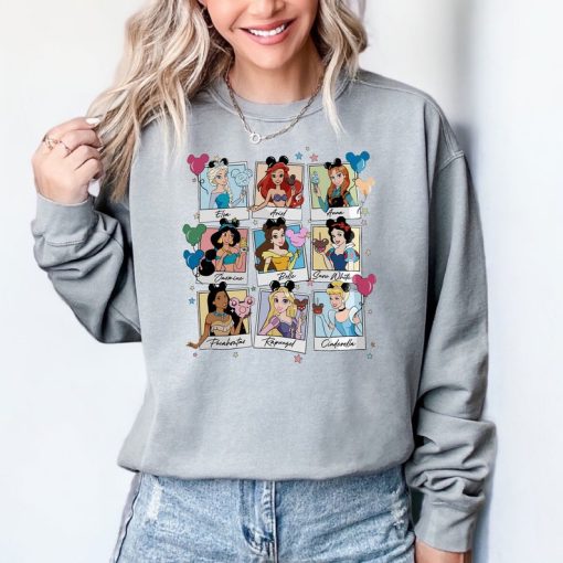 Retro Disney Princess Polaroid Comfort colors Shirt