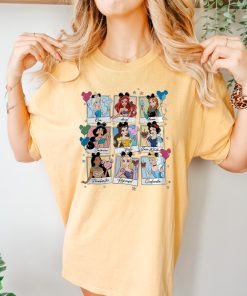 Retro Disney Princess Polaroid Comfort colors Shirt