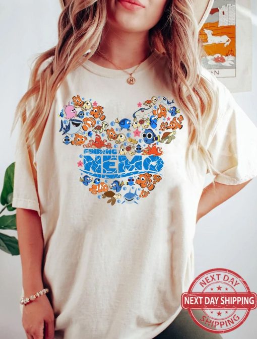 Funny Finding Nemo Characters Shirt, Disney Cruise Mickey Ears Tshirt