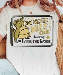 Funny New Orleans Jazz Club Louis The Gator T-shirt