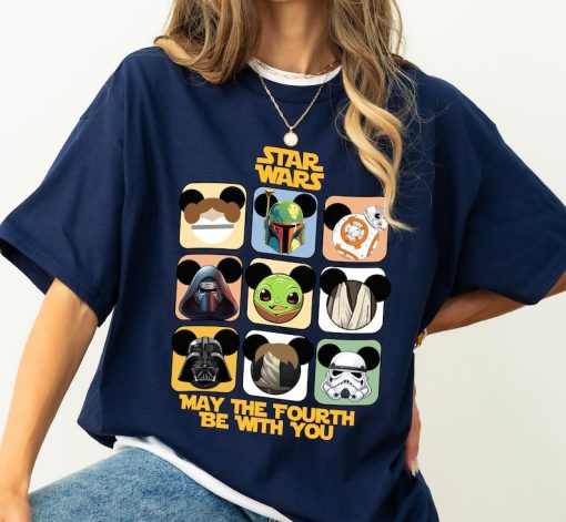 Vintage Star Wars Characters May The 4th Be With You Shirt