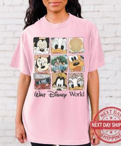 Retro 90S Walt Disney World Shirt, Funny Mickey And Friends Tshirt