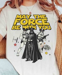 May The Force Be With You Darth Vader & Stormtrooper Mickey Ears T-shi