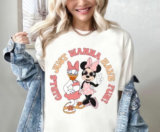 Disney Minnie Daisy Summer Shirt, Girls Just Wanna Have Sun T-shirt