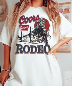 Coors Rodeo 90s Cowboy T-Shirt, Vintage 2000s Graphic Western Shirt