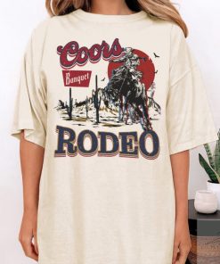 Coors Rodeo 90s Cowboy T-Shirt, Vintage 2000s Graphic Western Shirt