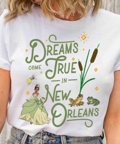 Retro Tiana Dream Come True in New Orleans T-shirt