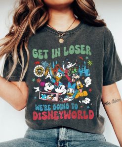 Retro Mickey & Friends Get In Loser We’Re Going To Disney World Shirt