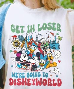 Retro Mickey & Friends Get In Loser We’Re Going To Disney World Shirt