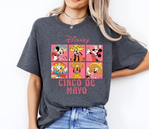 Disney Mickey and Friends Cinco De Mayo Shirt, Mexican Fiesta Shirt