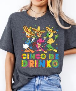 Disney The Three Caballeros Cinco de Drinko Shirt