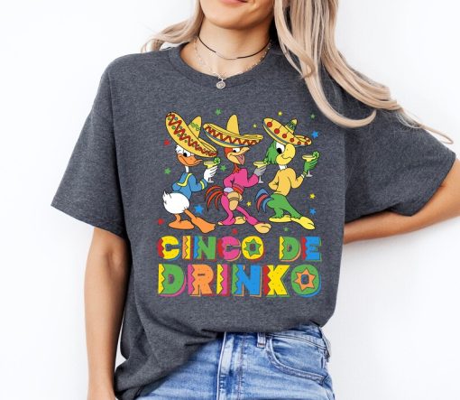 Disney The Three Caballeros Cinco de Drinko Shirt