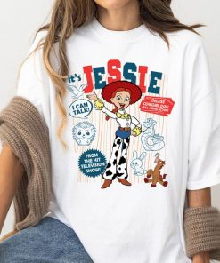 Disney Pixar Toy Story Jessie Cowgirls Portrait Retro Shirt